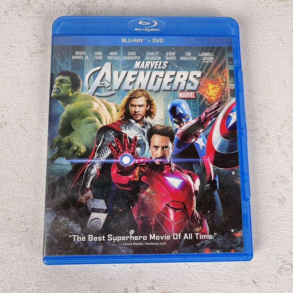 The Avengers (Blu-ray/DVD, 2012, 2-Disc Set)